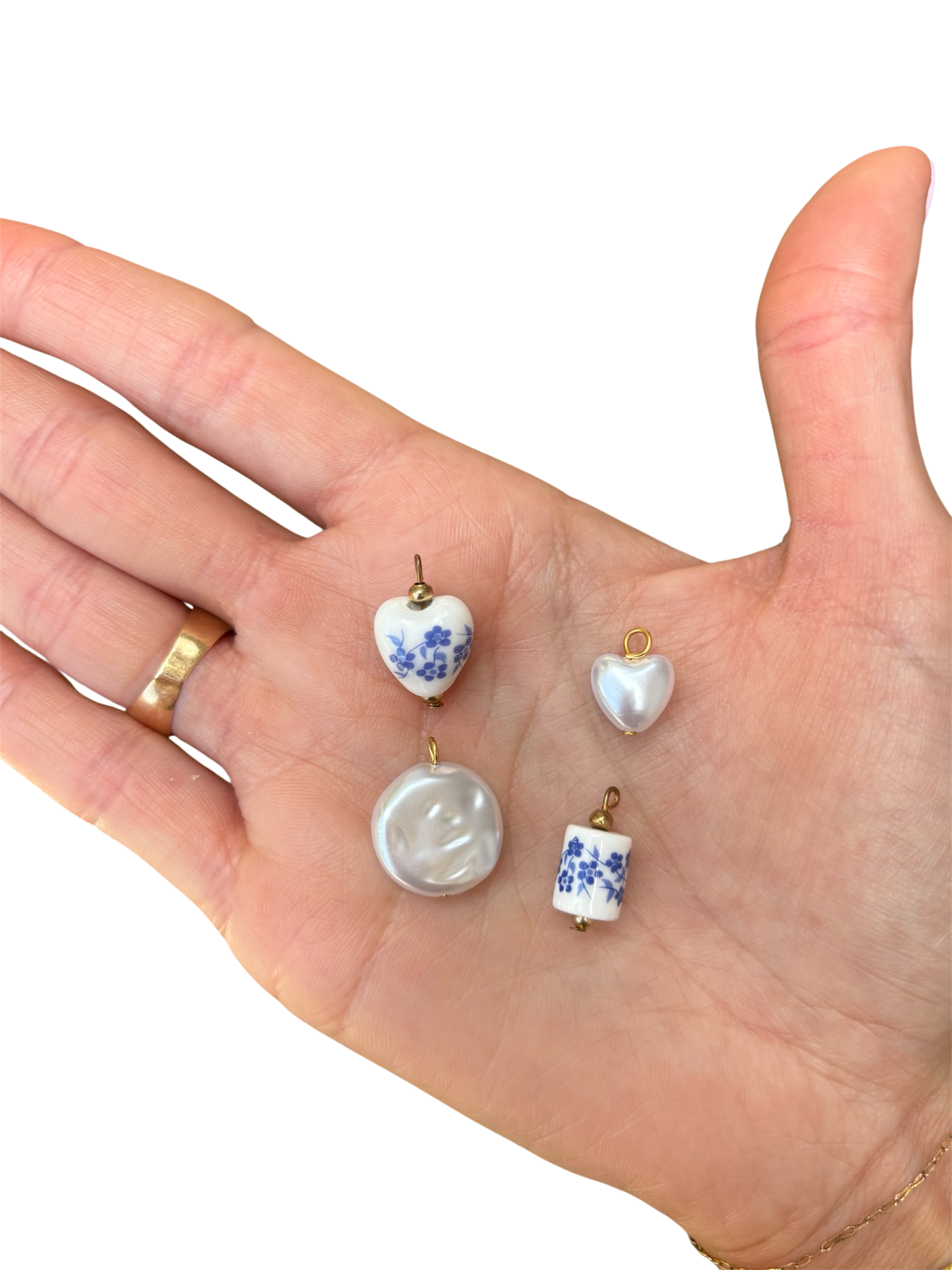 Pearl & Ceramic Charms