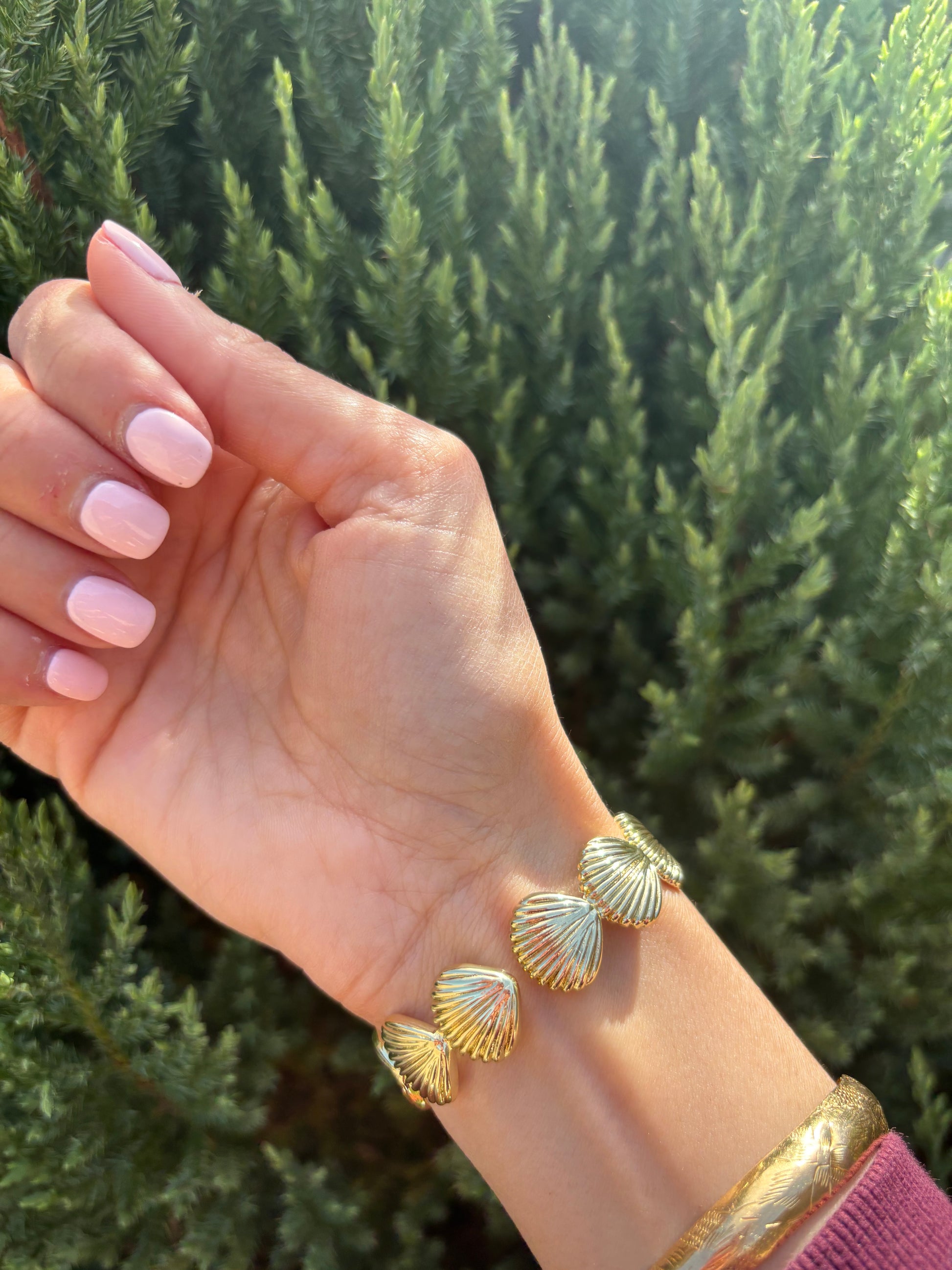 Clam Sea Shell Bangle