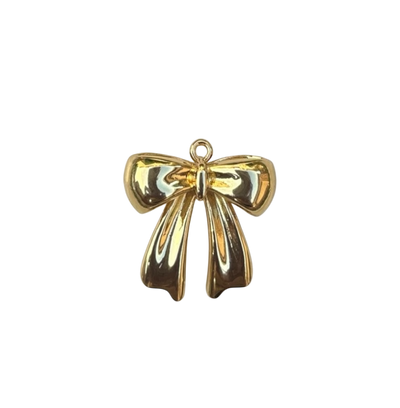 Large Gold Bow Charm