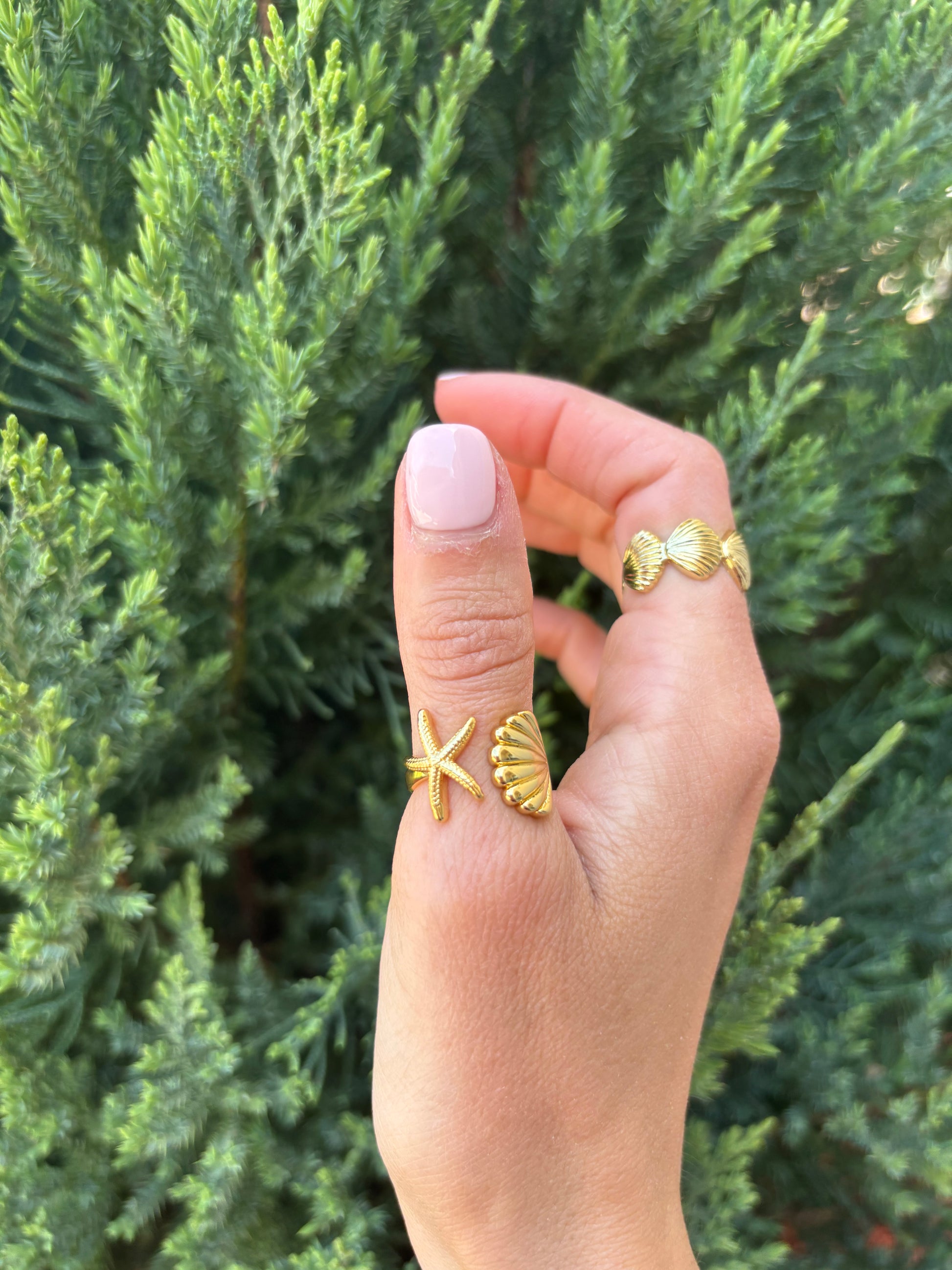 The Ocean Starfish Wrap Ring