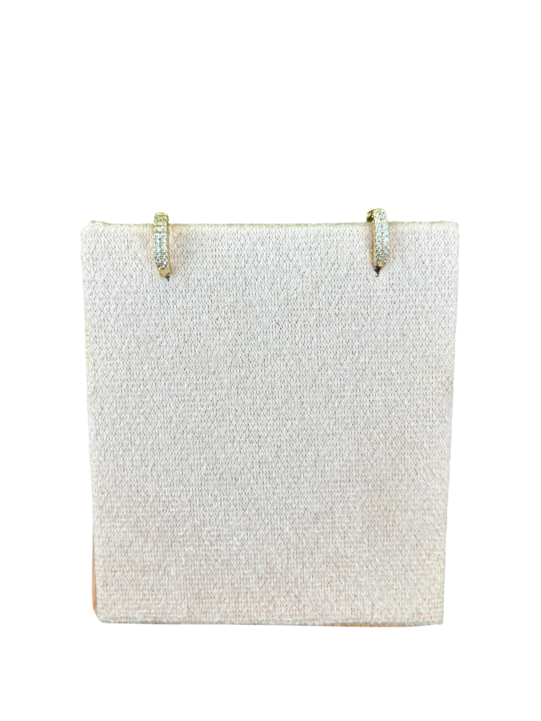 Dainty Rhinestone Huggie Earrings