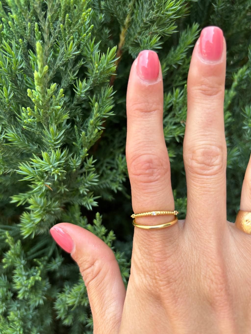 Double Gold Ring