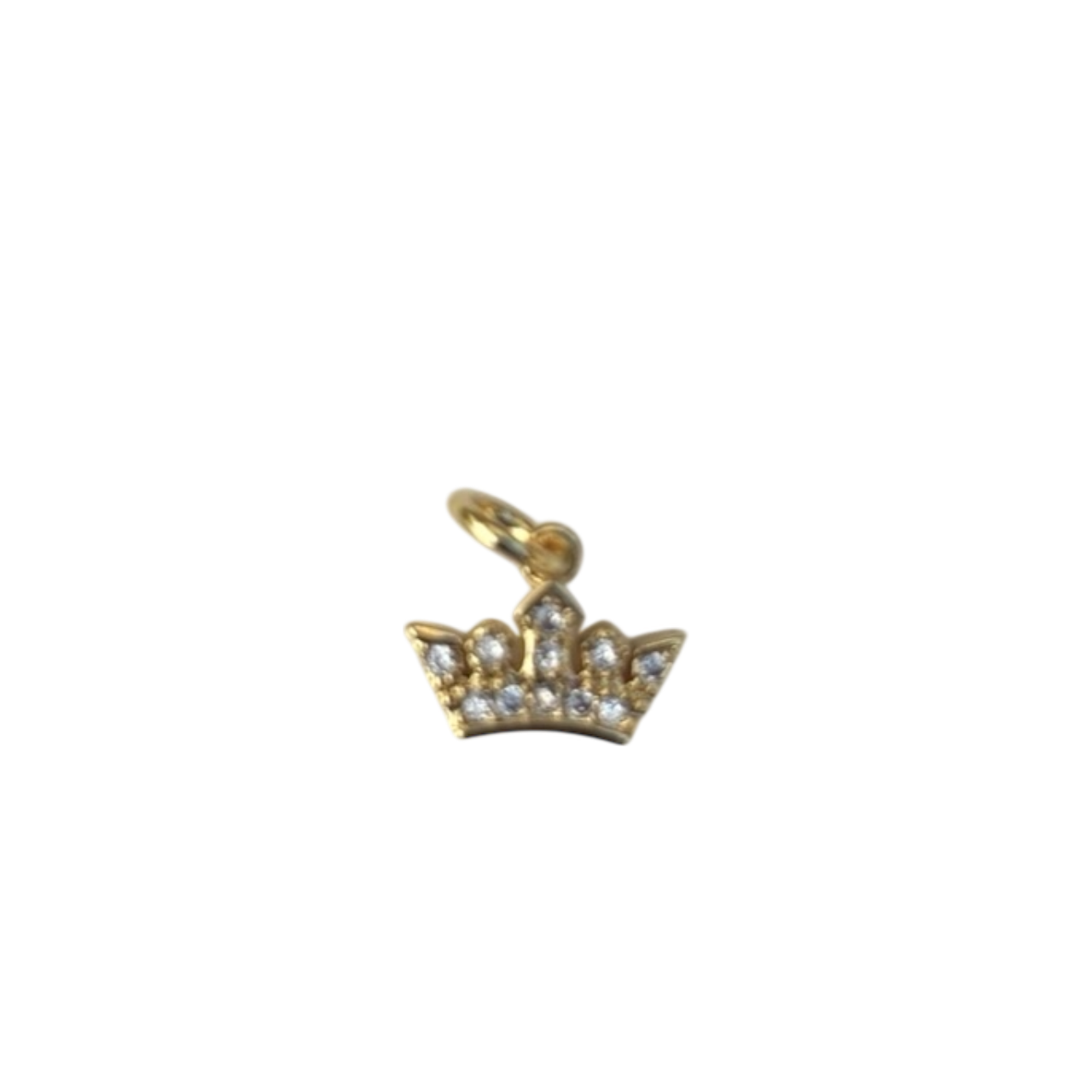 Rhinestone Crown Charm