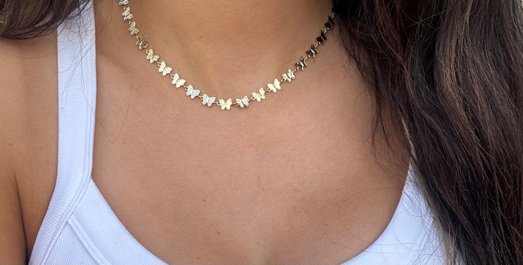 Dainty Butterfly Necklace