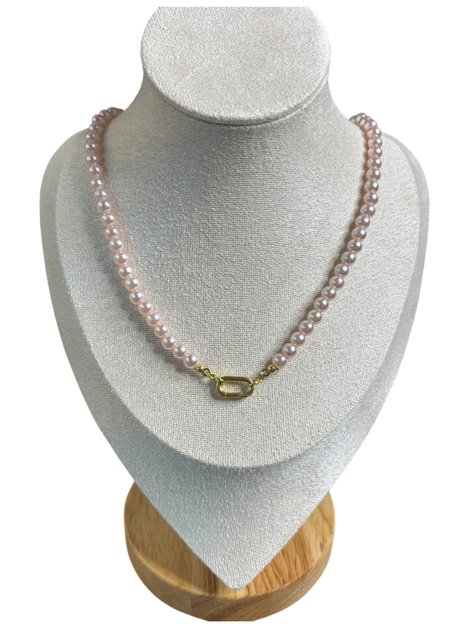 Pink Pearl Chain