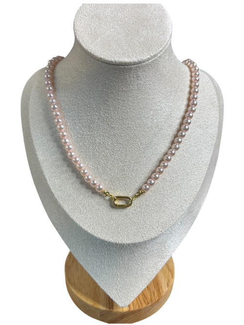 Pink Pearl Chain