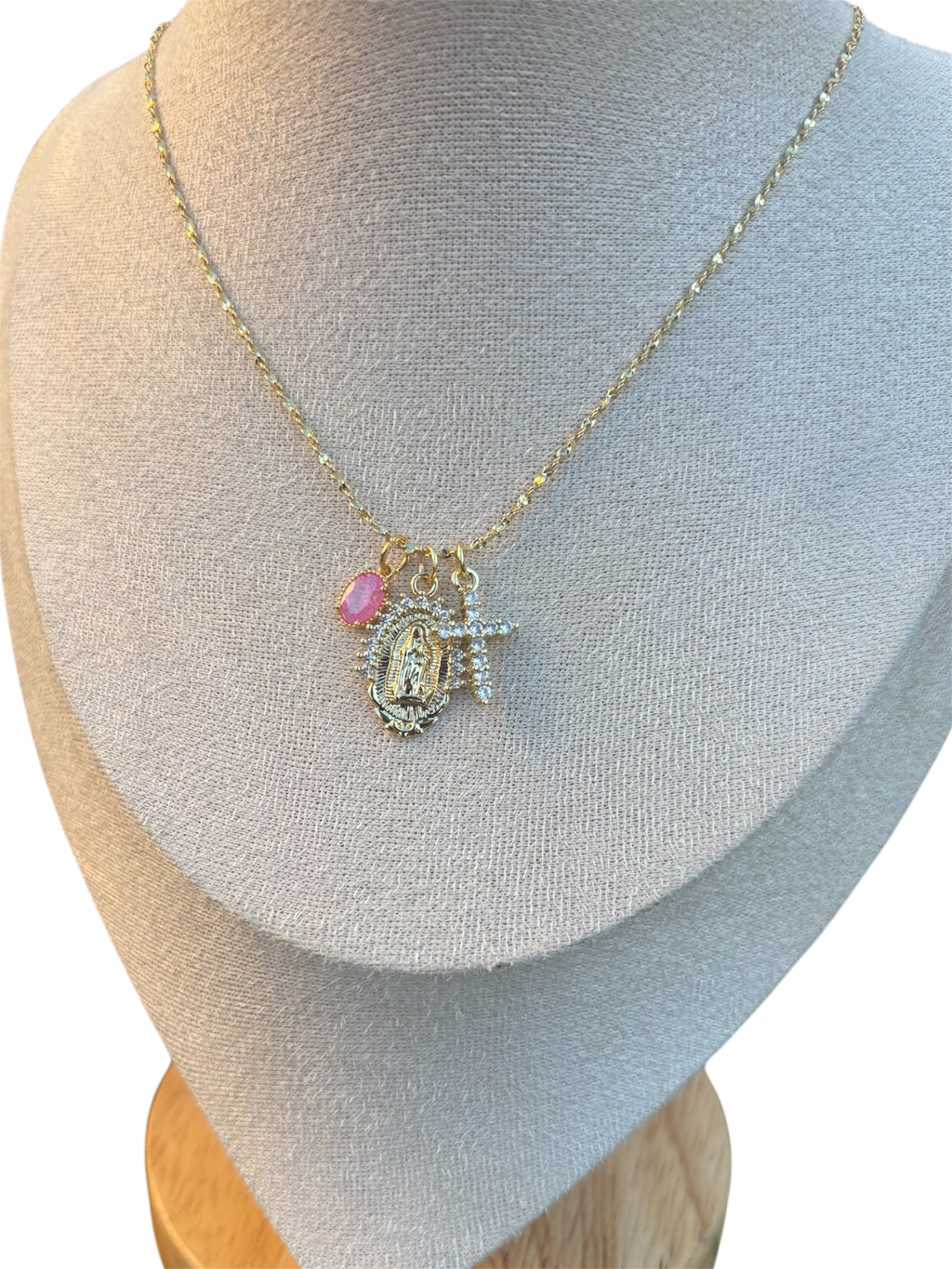 The Oval Mary Necklace