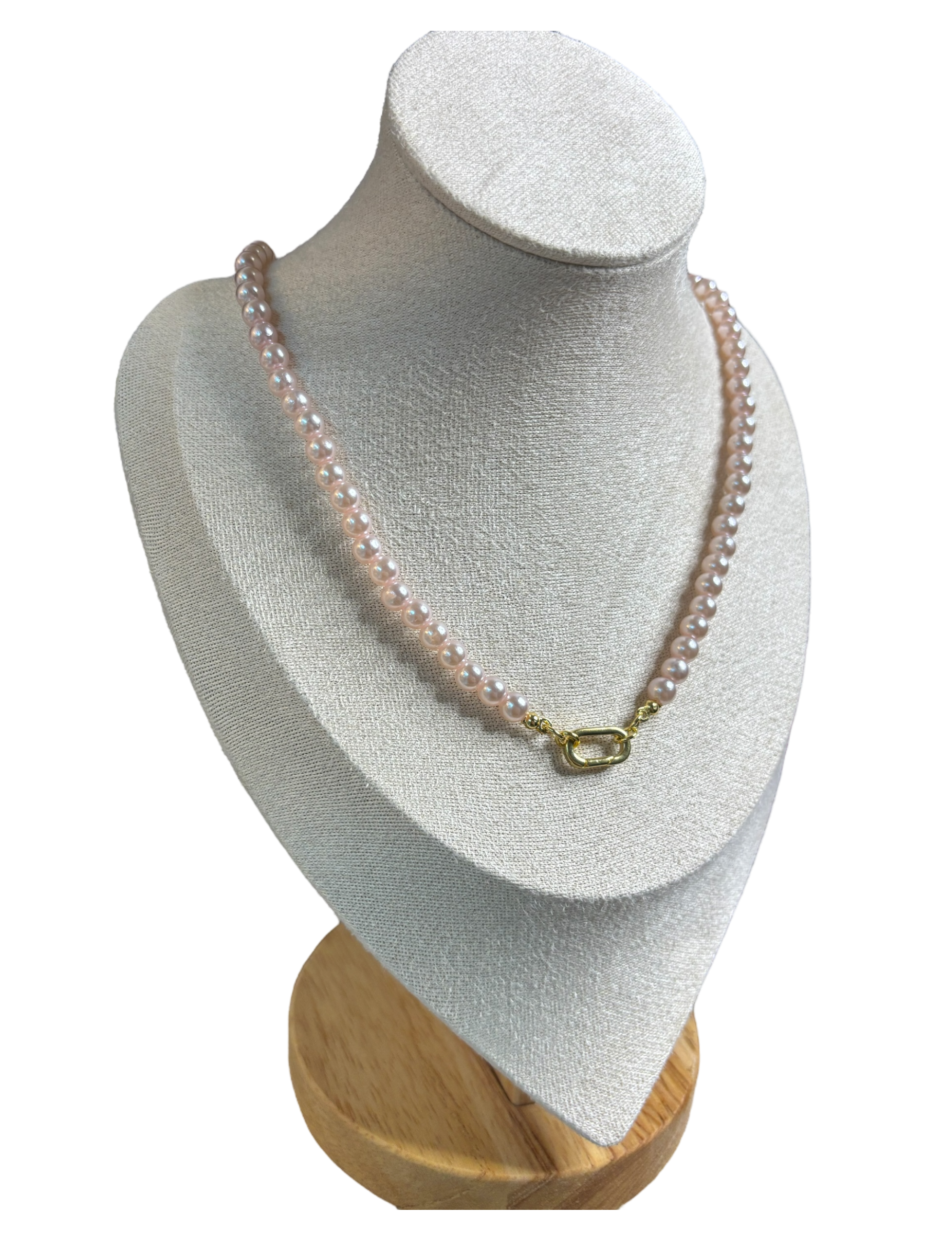 Pink Pearl Chain