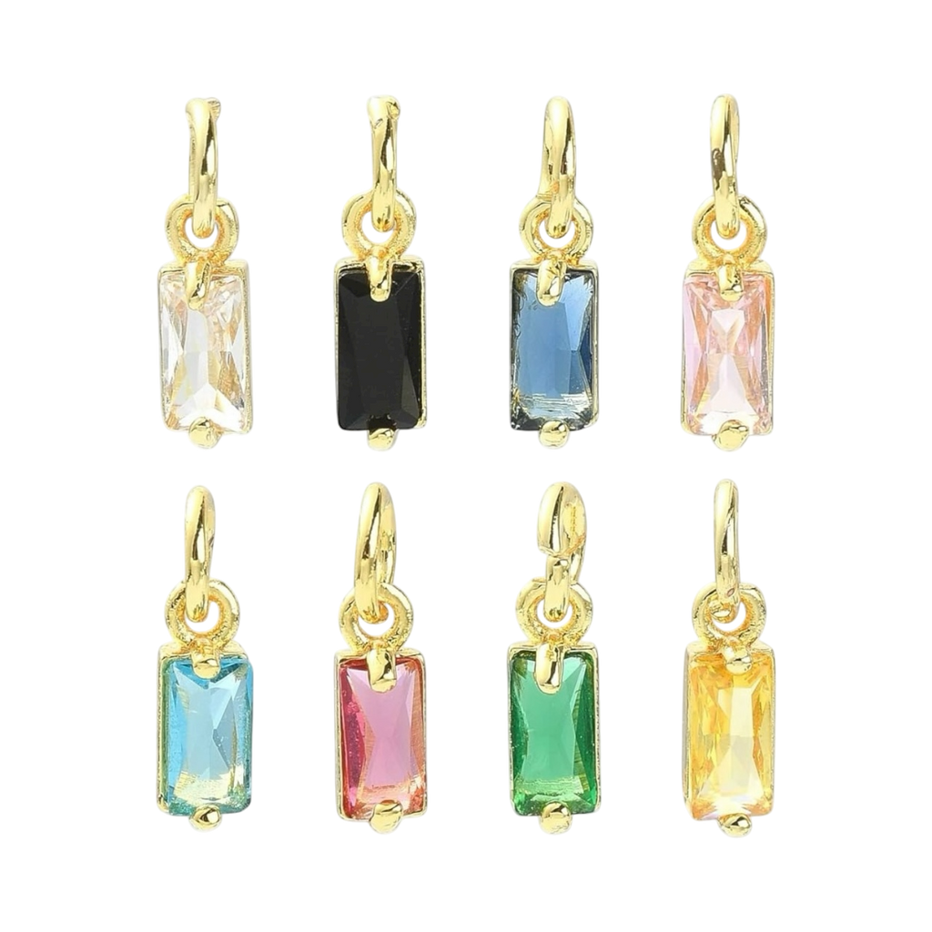 Micro Pave CZ Birthstone