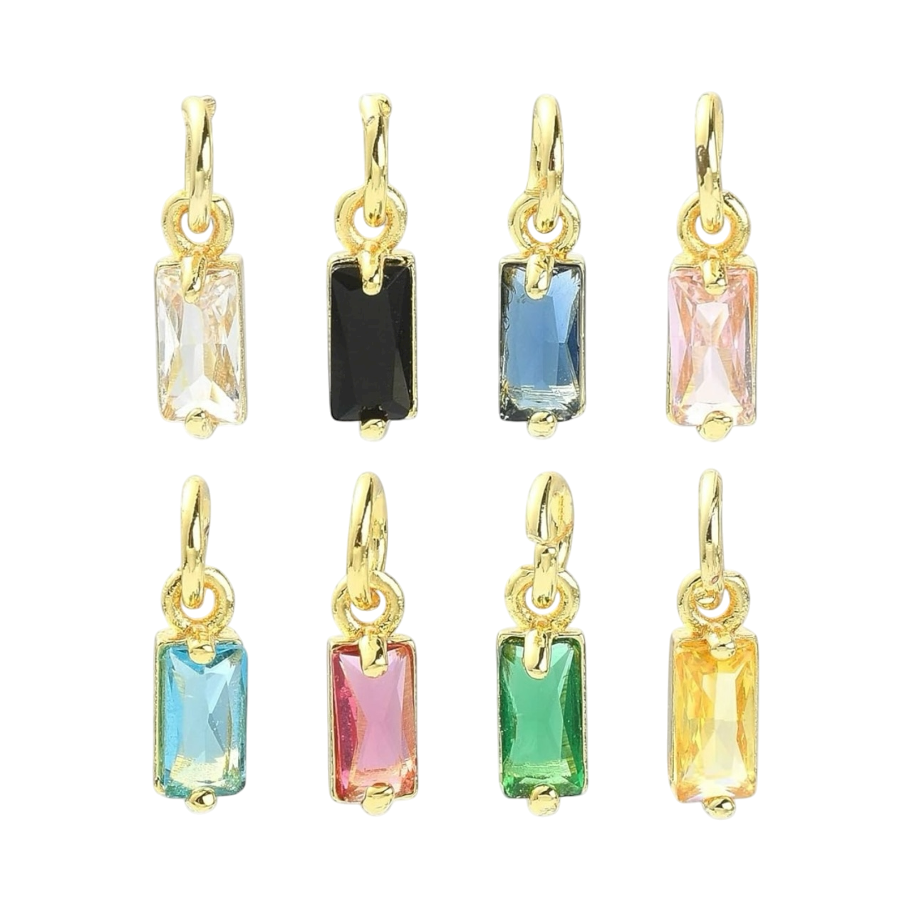 Micro Pave CZ Birthstone