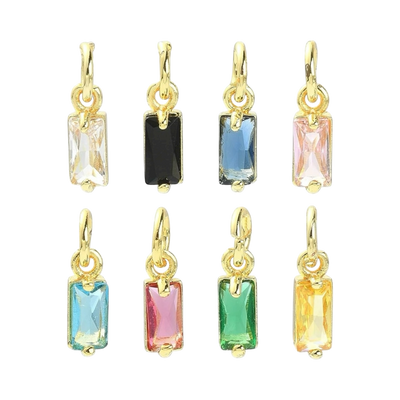 Micro Pave CZ Birthstone