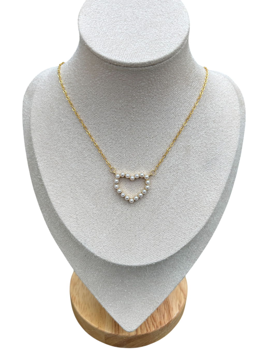 Pearl Heart Pendent Neckalce
