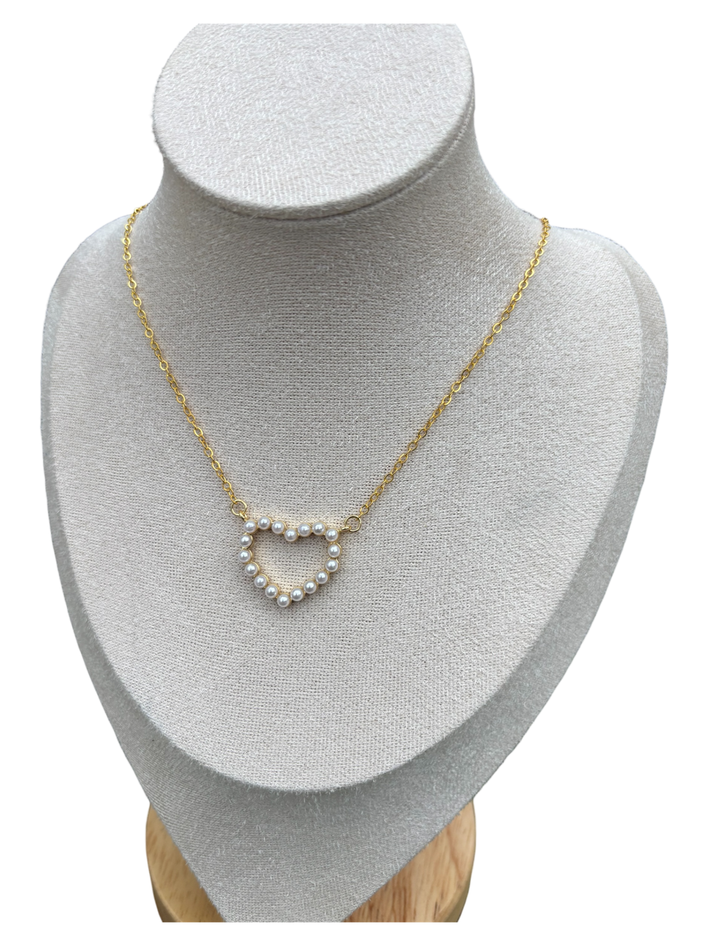 Pearl Heart Pendent Neckalce