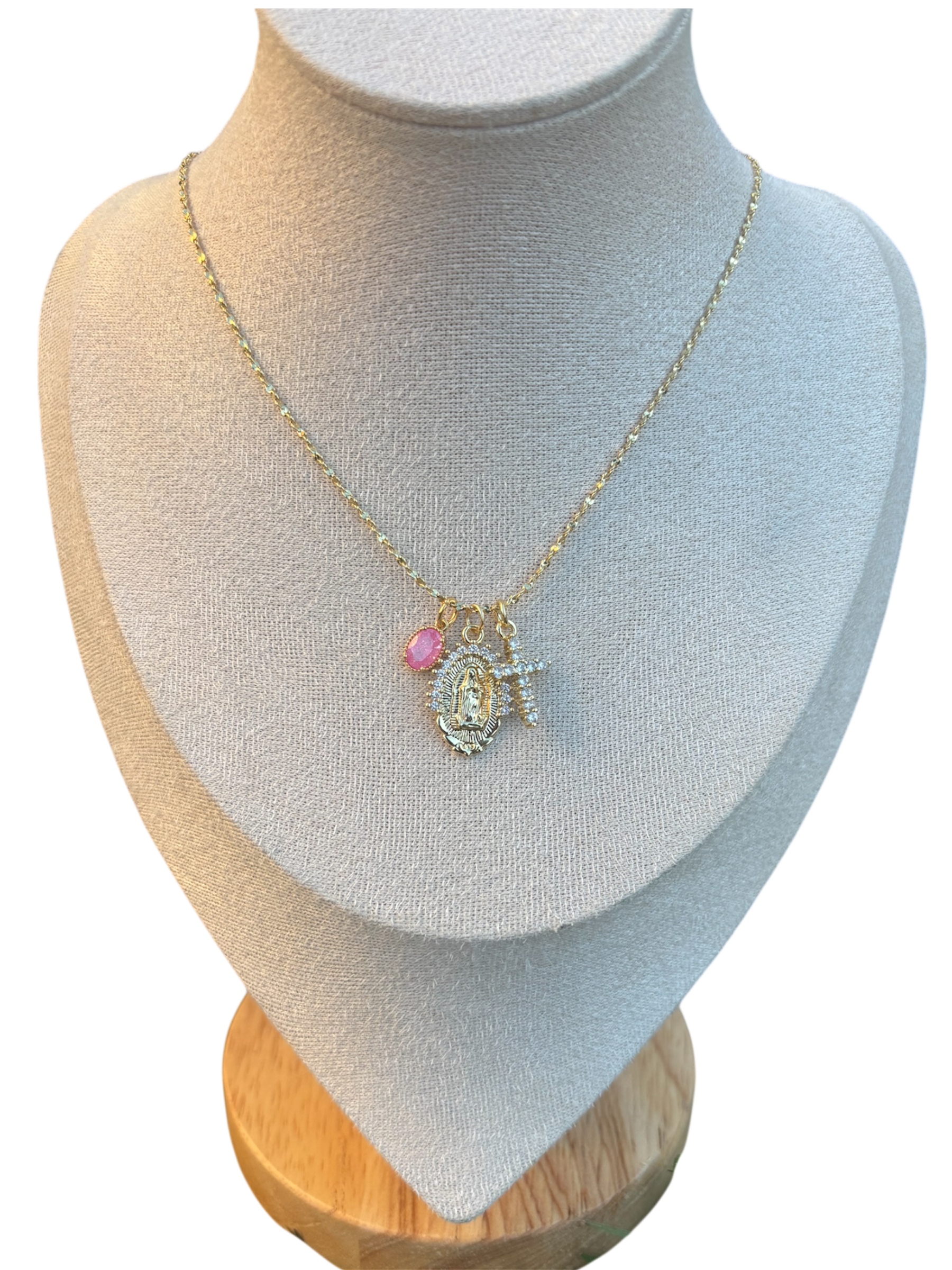The Oval Mary Necklace