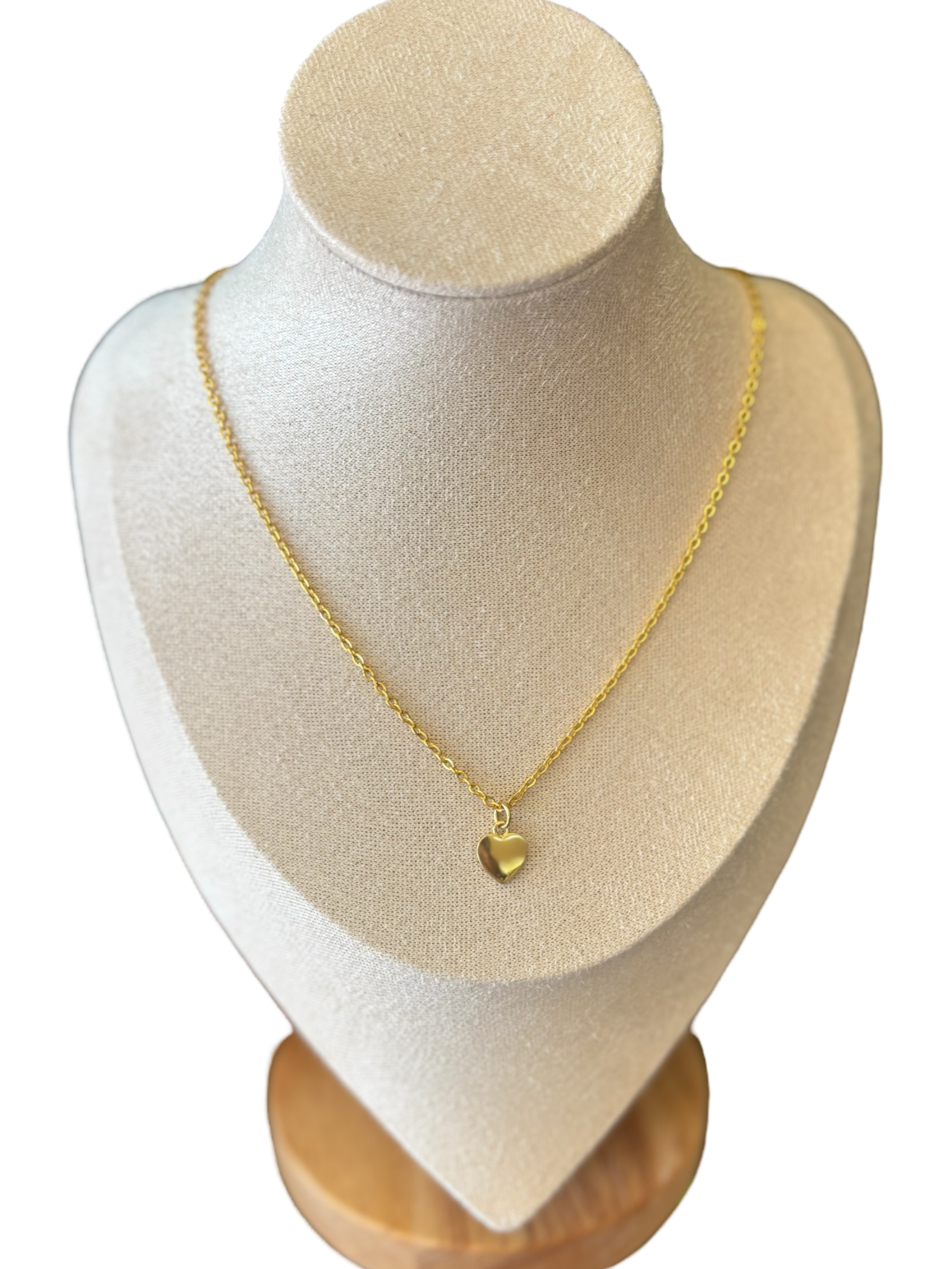 18k Gold Plated Heart Necklace