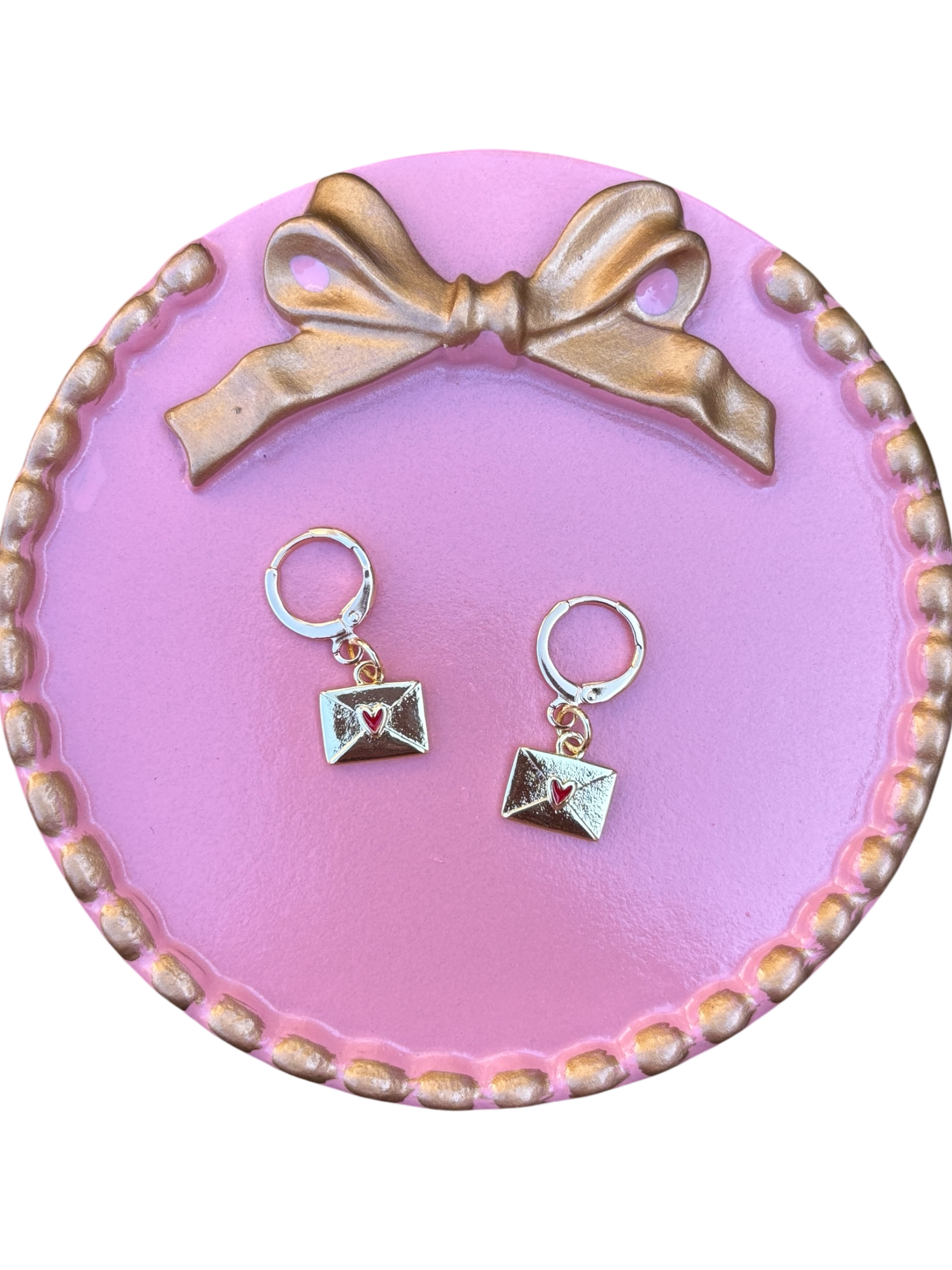 Envelope Huggie Earrings