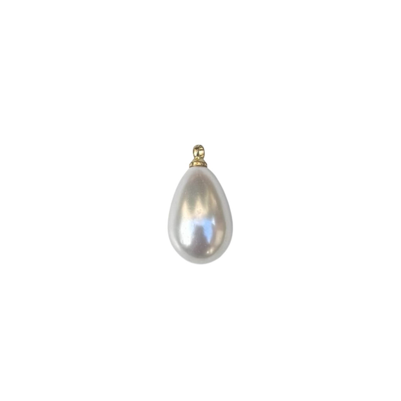 Teardrop Pearl Charm