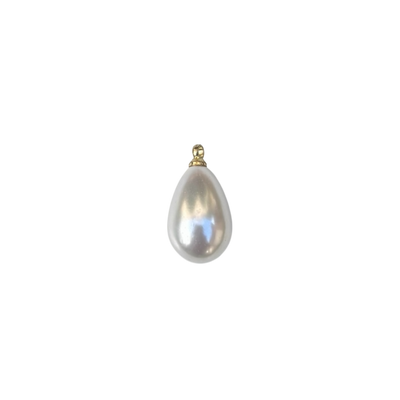 Teardrop Pearl Charm