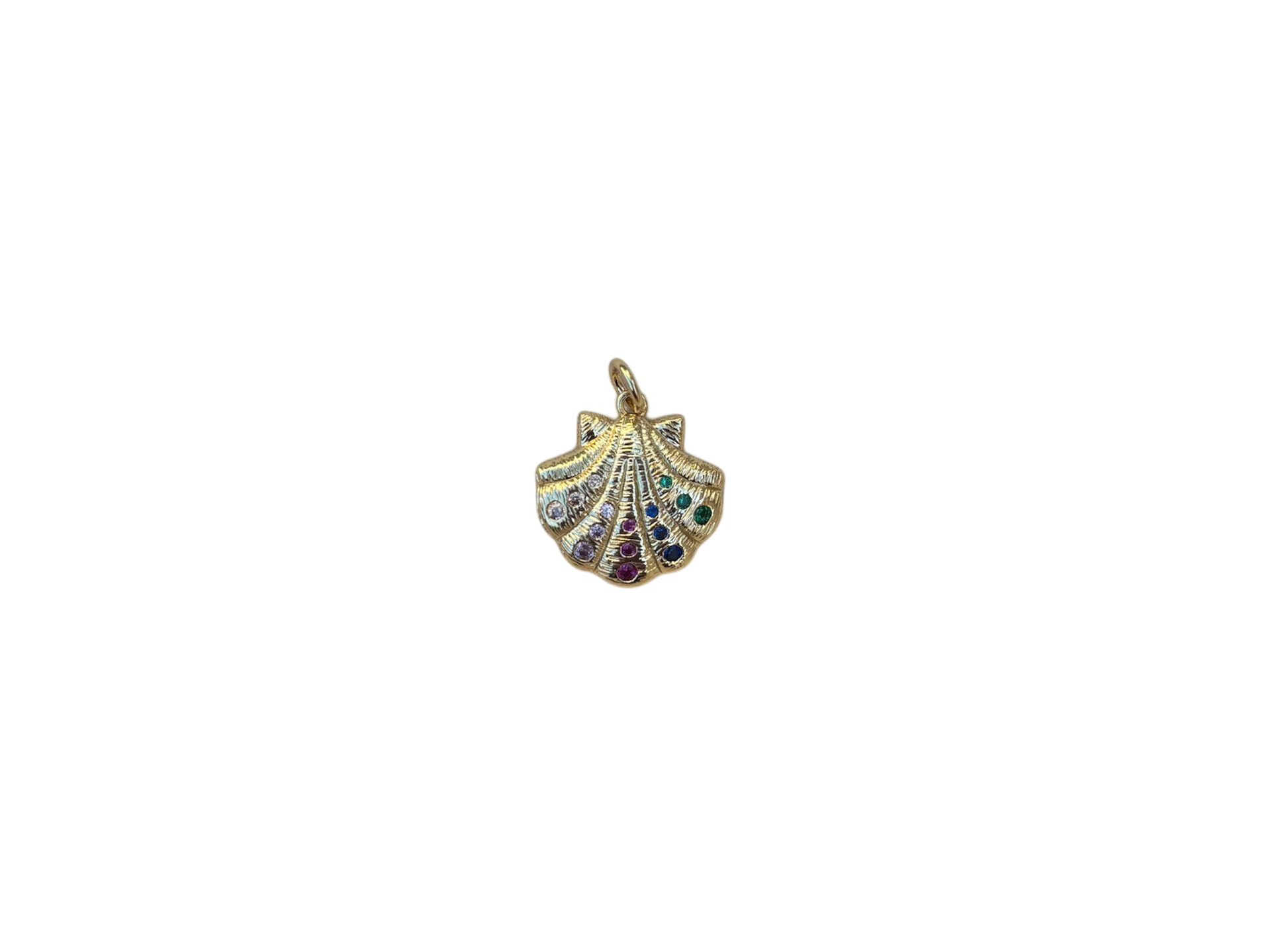 Seashell colored charm ￼