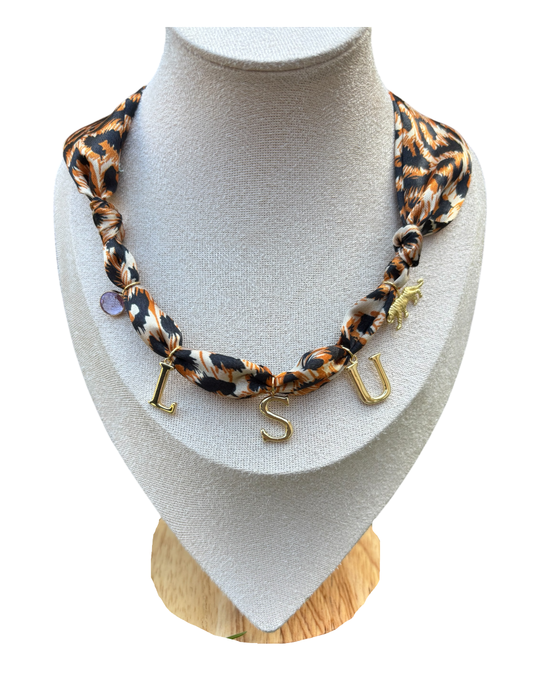 LSU Scarf Necklace