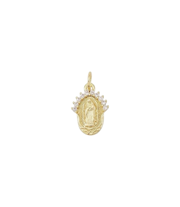 Dainty Oval Mother Mary Charm