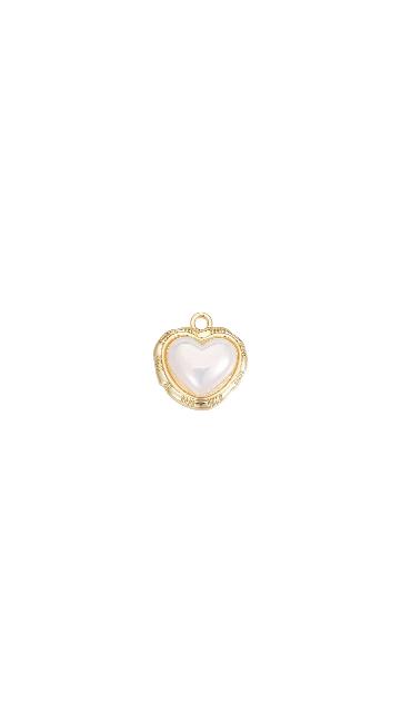 Pearl Gold Heart
